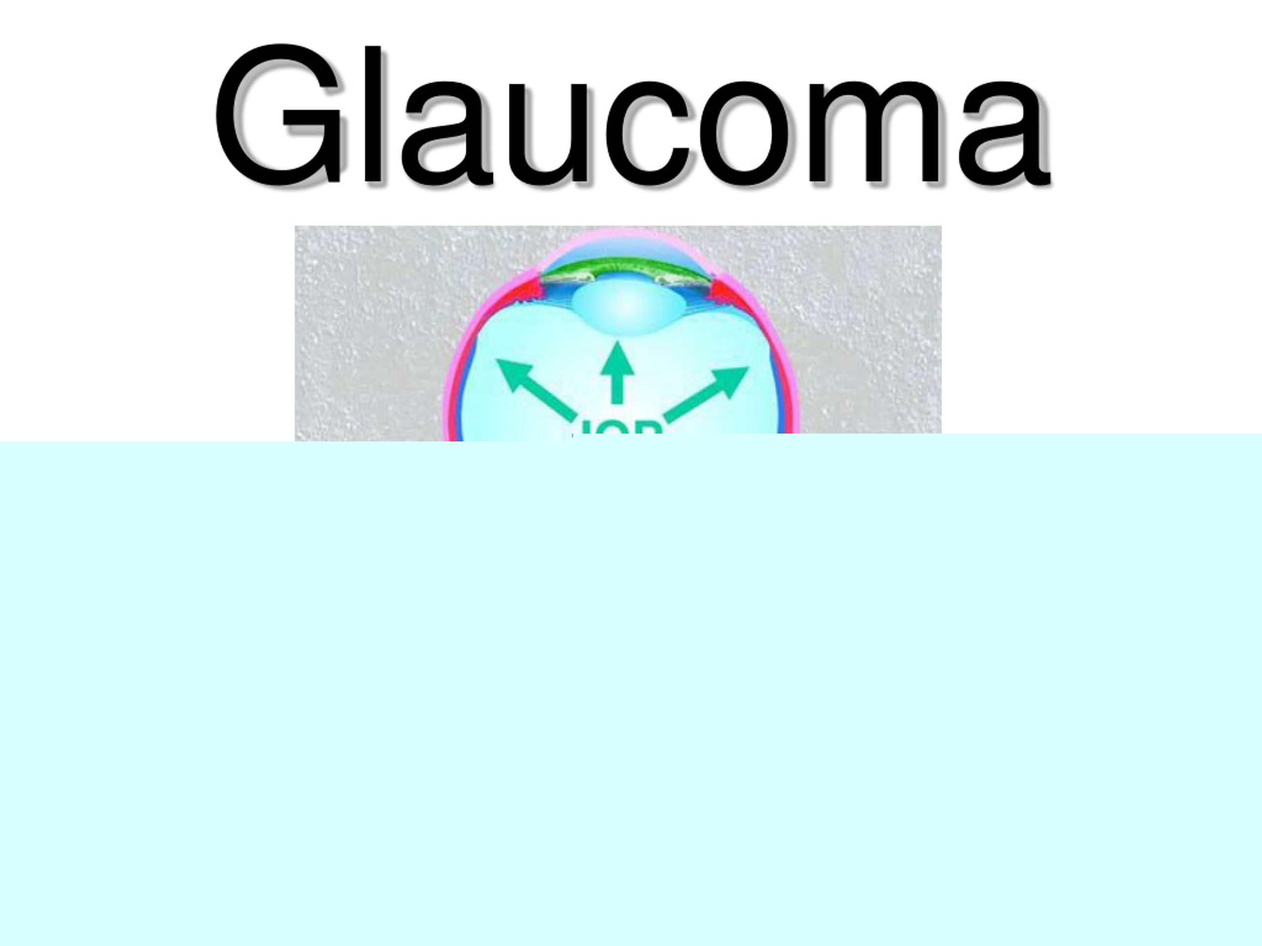 Glaucoma - slide 1