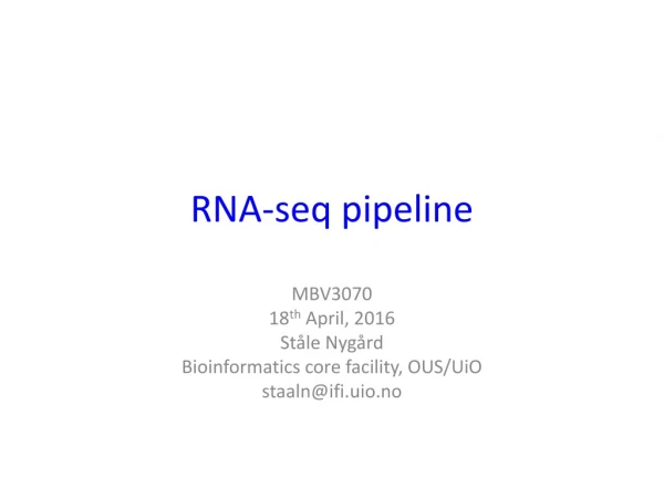 RNA- seq pipeline