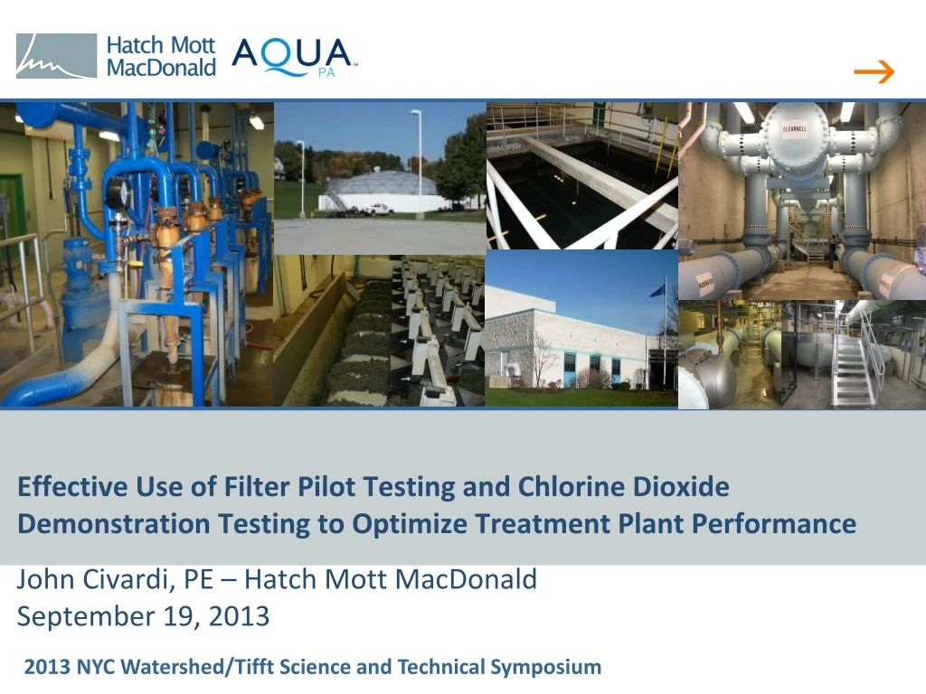 effective use of filter pilot testing