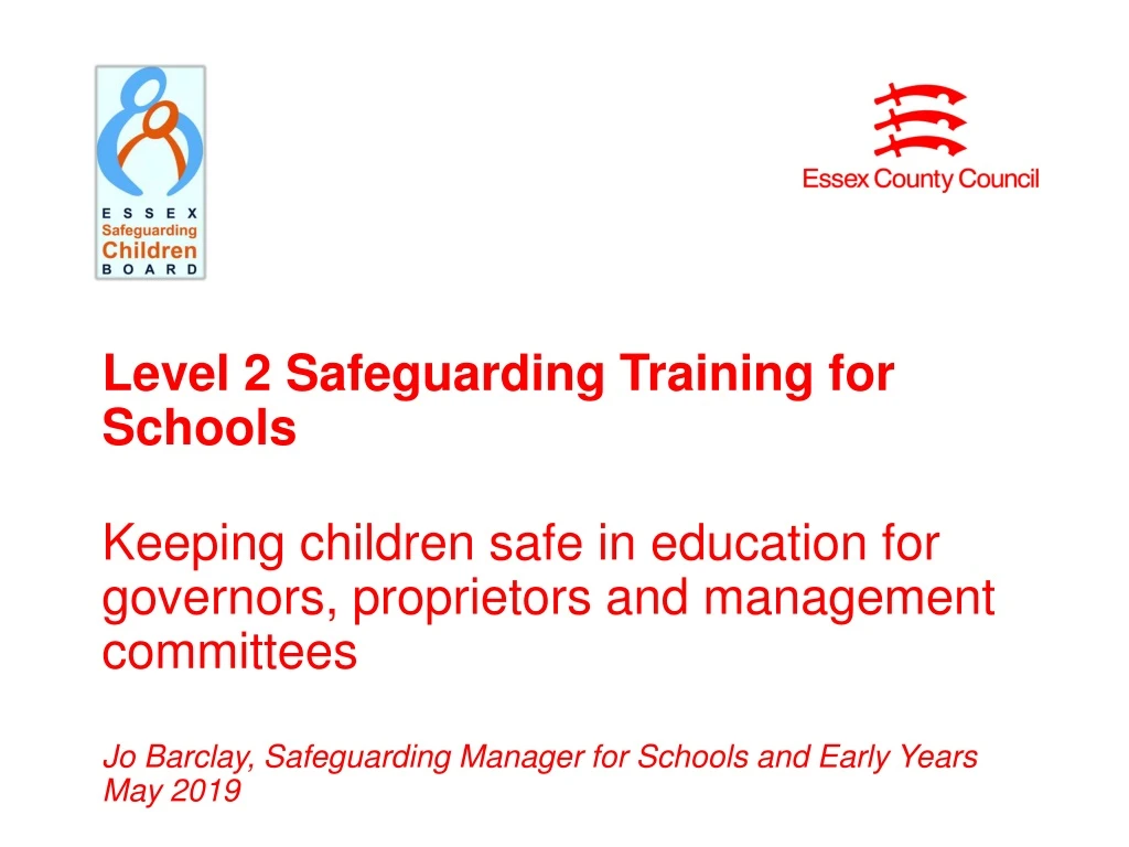 level 2 safeguarding training for schools keeping