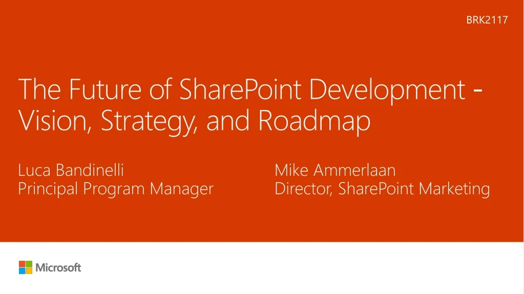 the future of sharepoint development vision strategy and roadmap