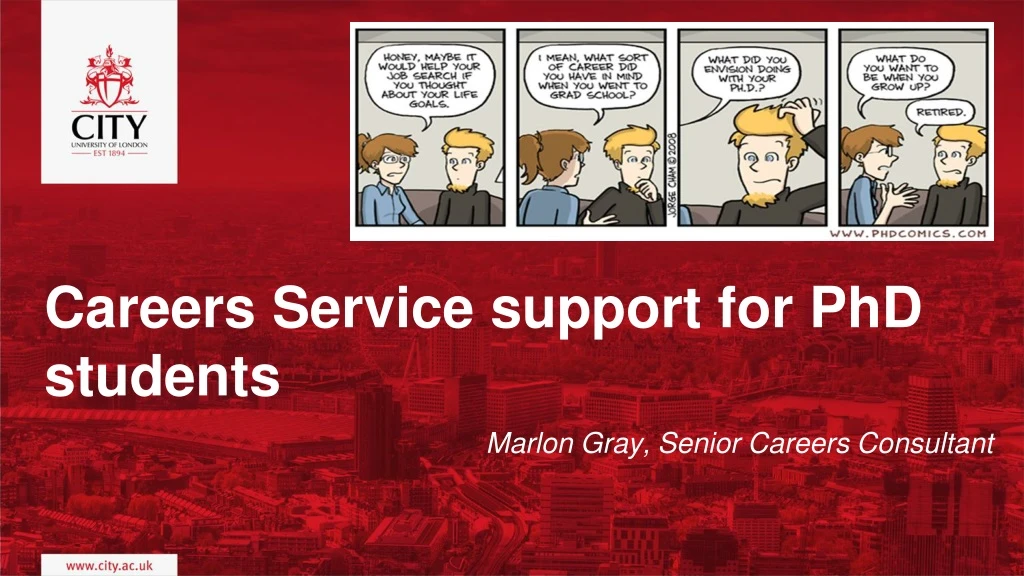 careers service support for phd students