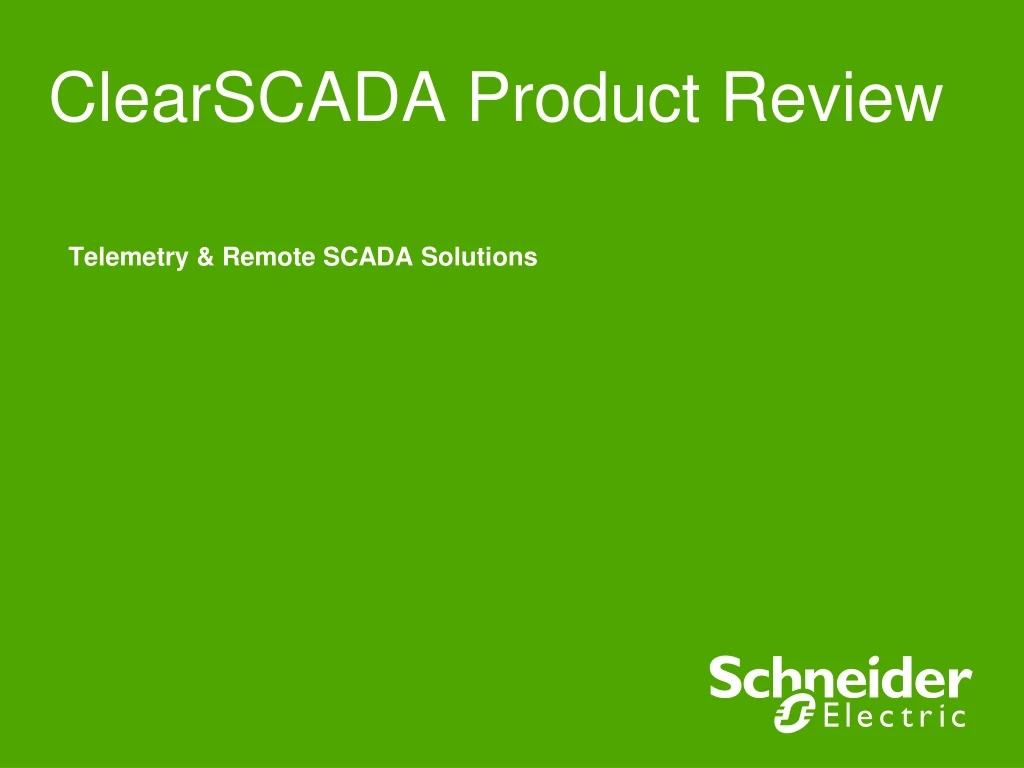 clearscada product review