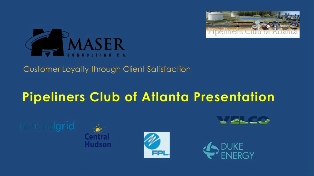 pipeliners club of atlanta presentation