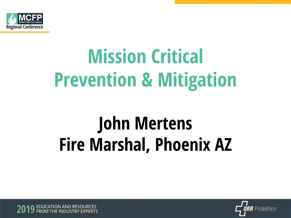 mission critical prevention mitigation john