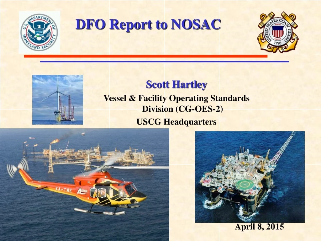 dfo report to nosac