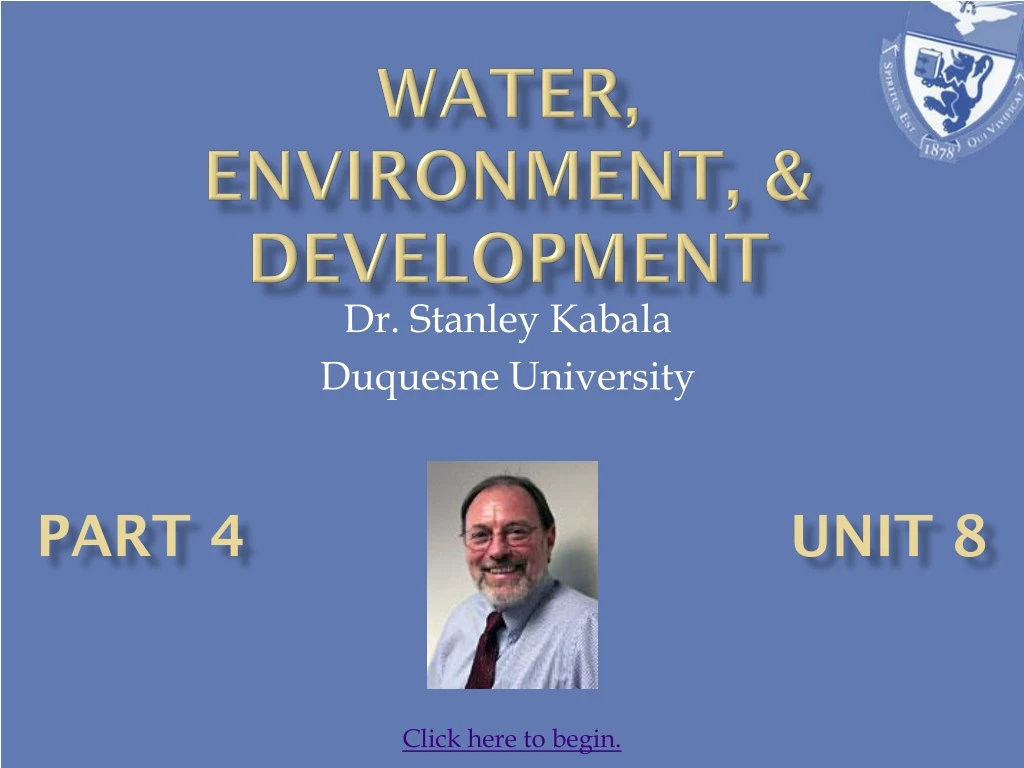 water environment development