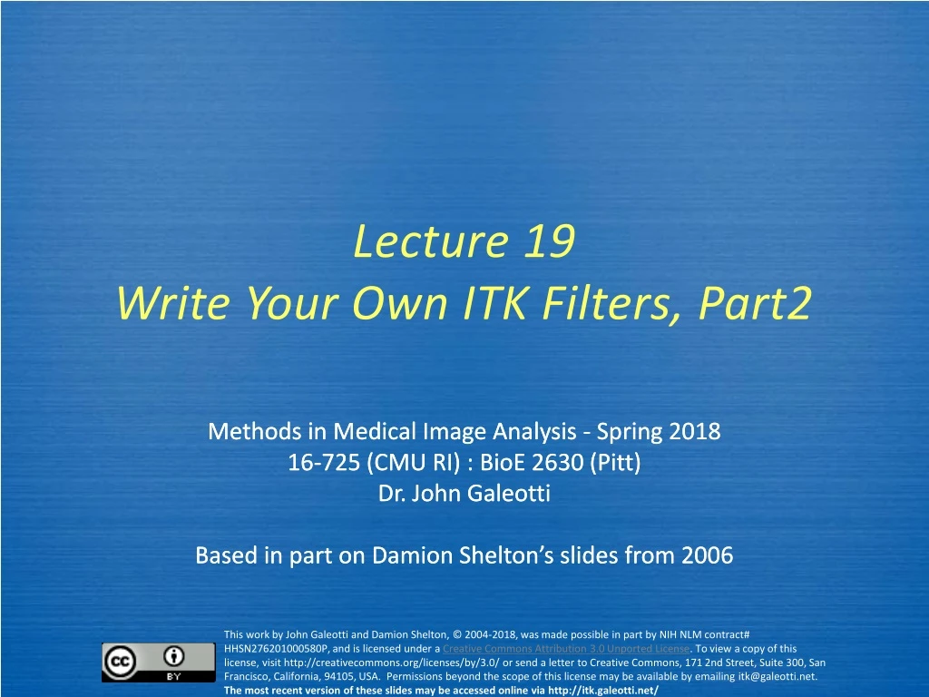 lecture 19 write your own itk filters part2