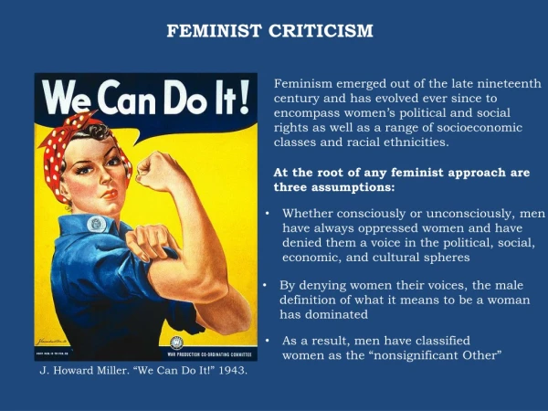 FEMINIST CRITICISM