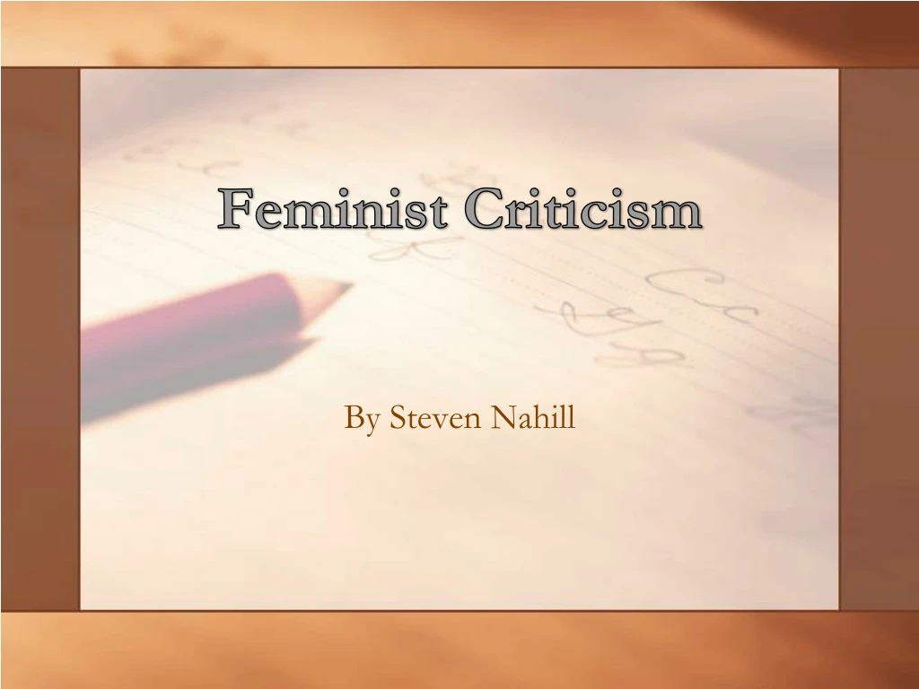 feminist criticism