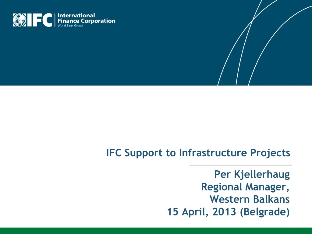ifc support to infrastructure projects