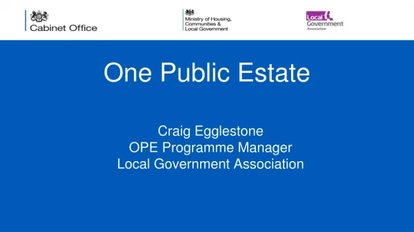 One Public Estate
