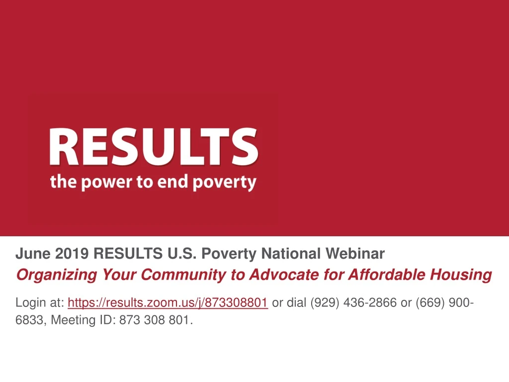 june 2019 results u s poverty national webinar