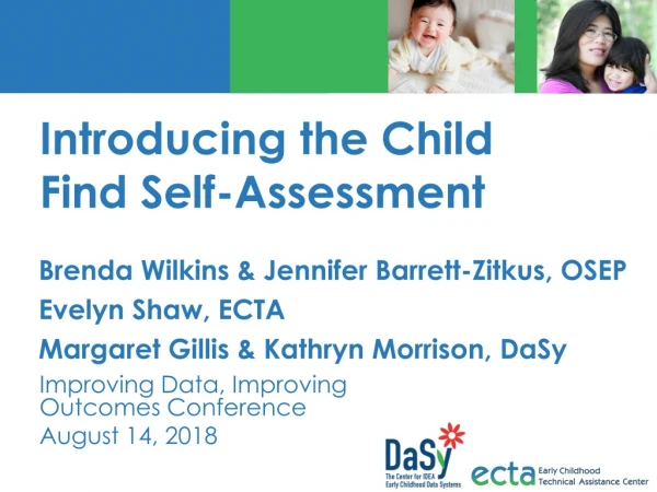 Introducing the Child Find Self-Assessment