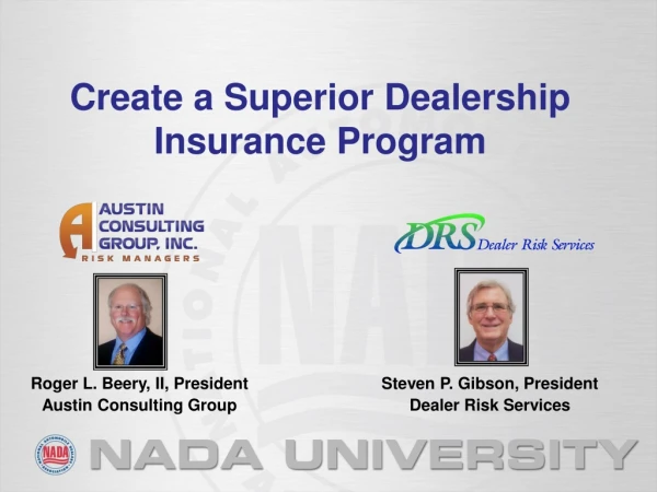 Create a Superior Dealership Insurance Program