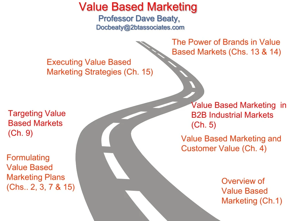 value based marketing professor dave beaty