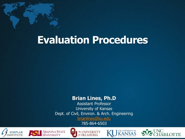 Evaluation Procedures