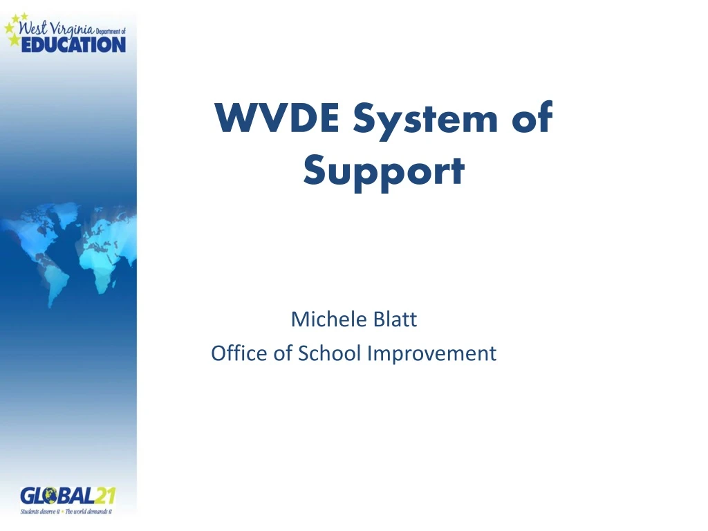 wvde system of support