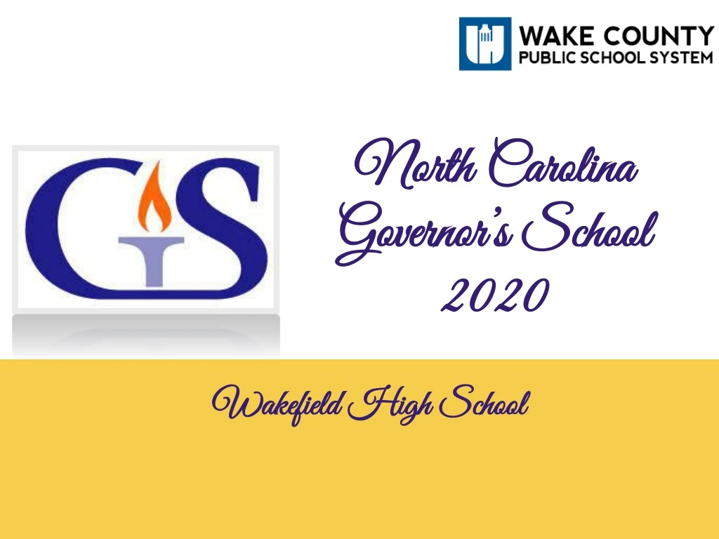 north carolina governor s school 20 20