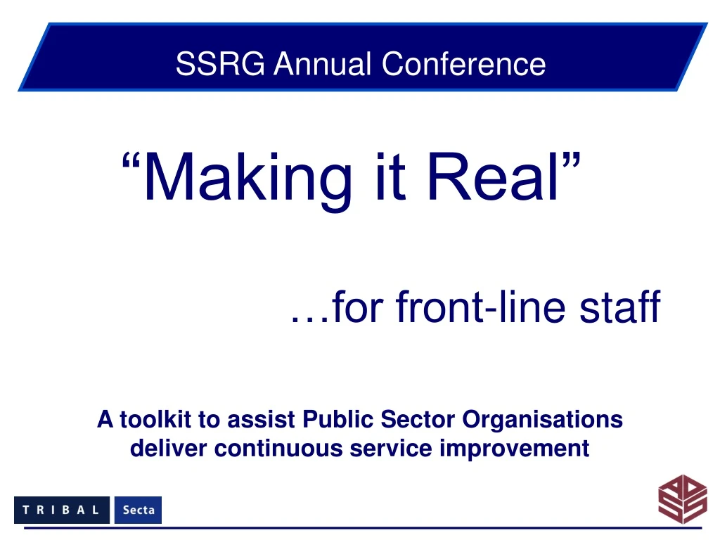 ssrg annual conference