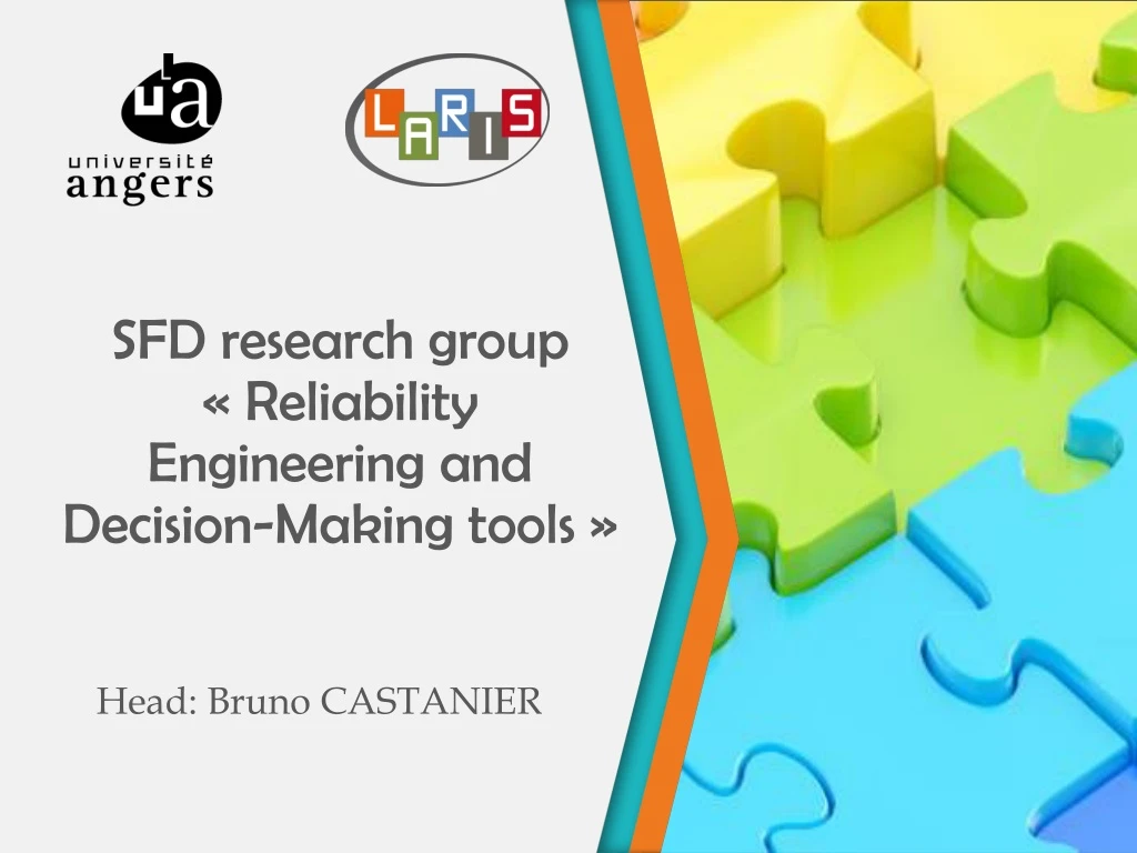 sfd research group reliability engineering and decision making tools