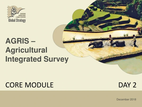 AGRIS – Agricultural Integrated Survey