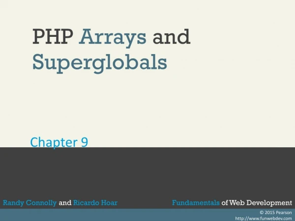 PHP Arrays and Superglobals
