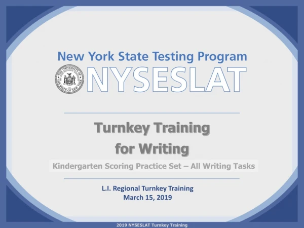L.I. Regional Turnkey Training March 15, 2019