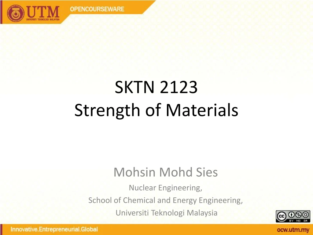 sktn 2123 strength of materials