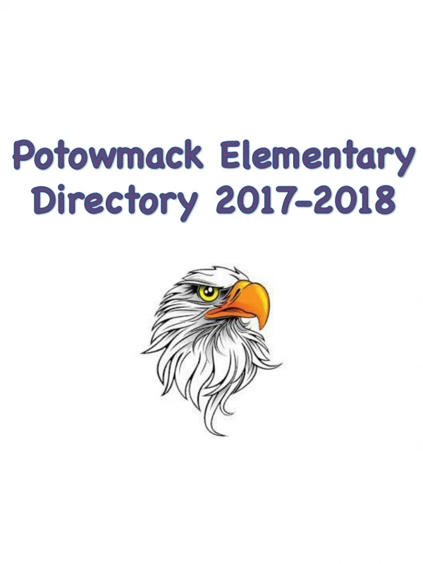 Potowmack Elementary Directory 2017-2018