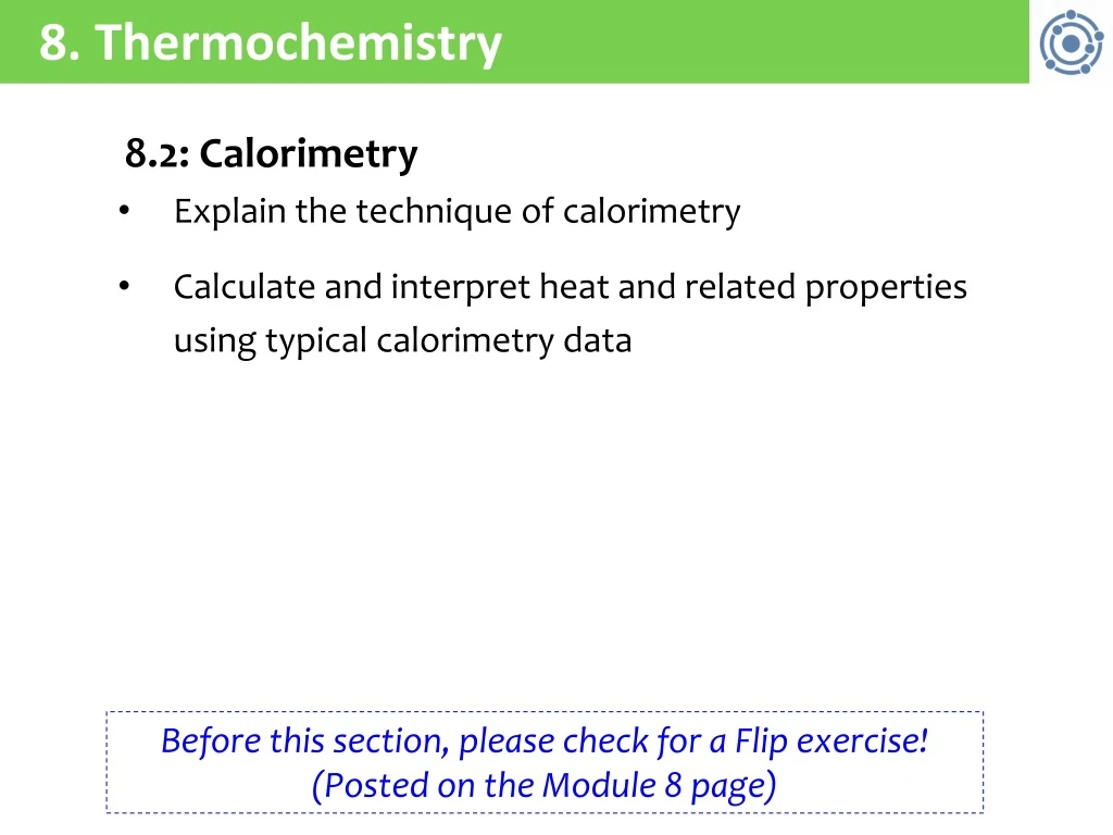 8 thermochemistry