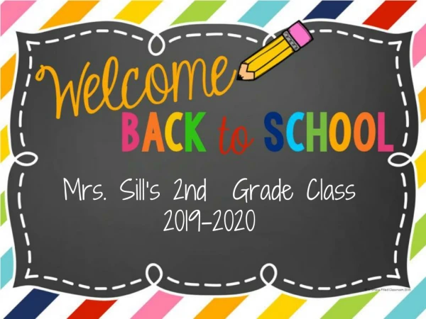 Mrs. Sill’s 2nd Grade Class 2019-2020
