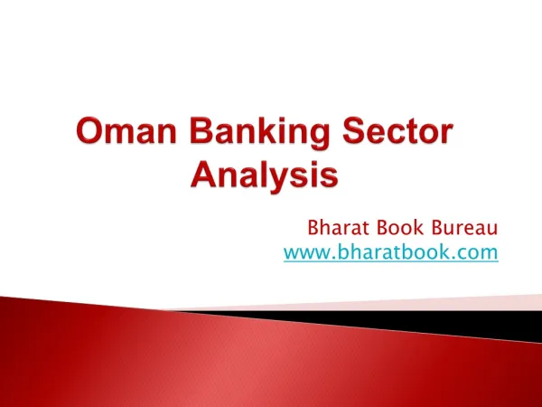 Oman Banking Sector Analysis