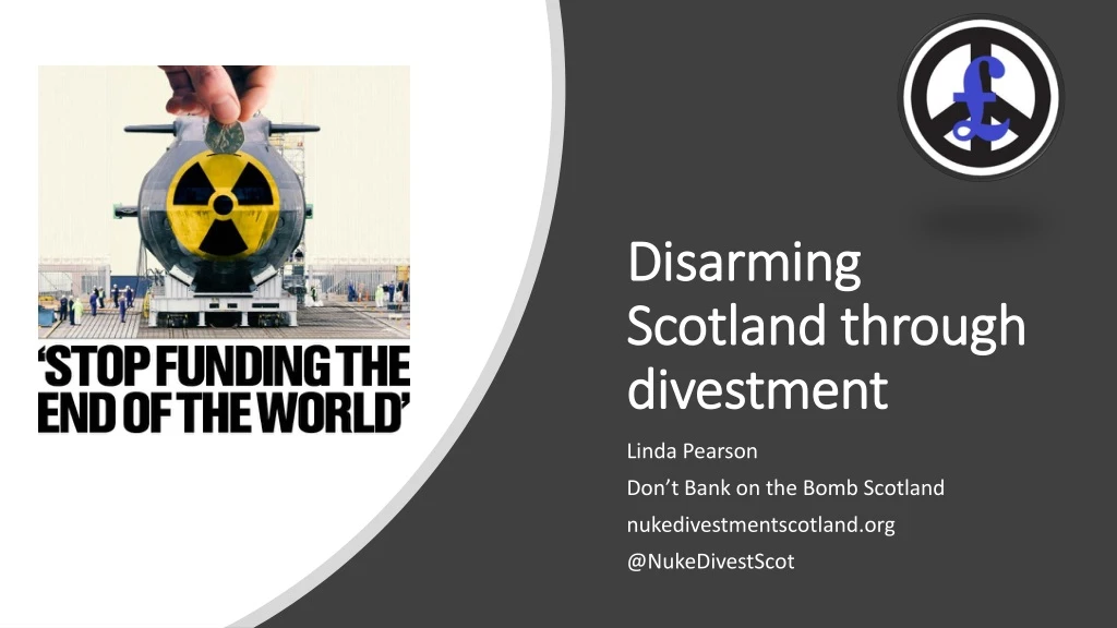 disarming scotland through divestment