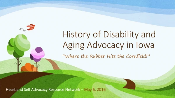 History of Disability and Aging Advocacy in Iowa