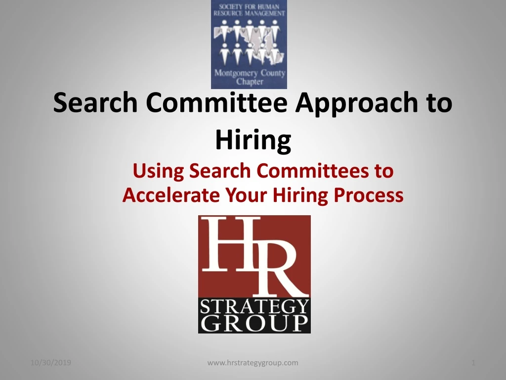 search committee approach to hiring