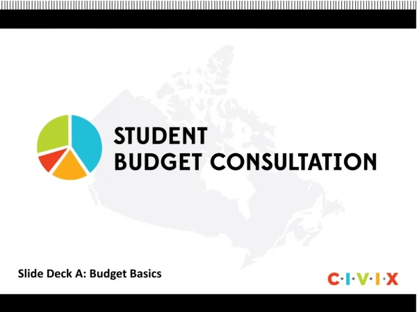 Slide Deck A: Budget Basics