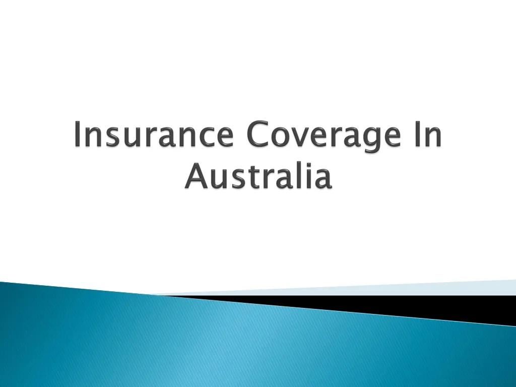 insurance coverage in australia