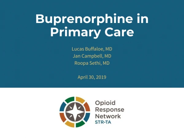 Buprenorphine in Primary Care