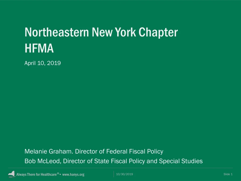 northeastern new york chapter hfma