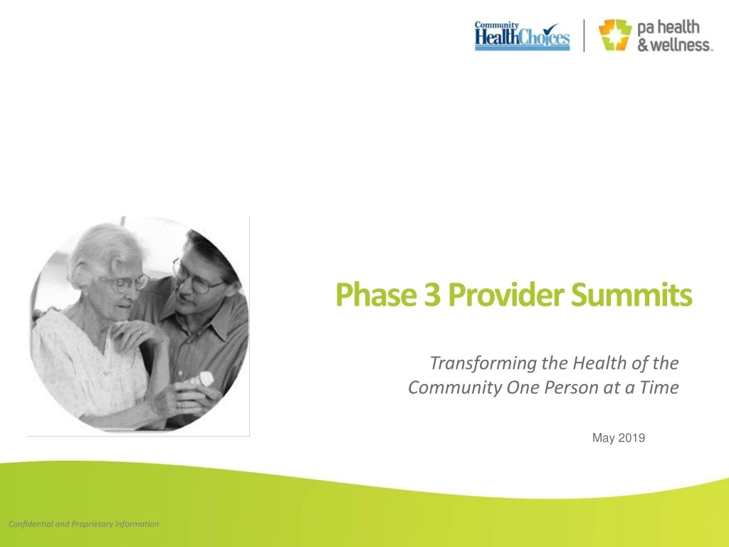 phase 3 provider summits