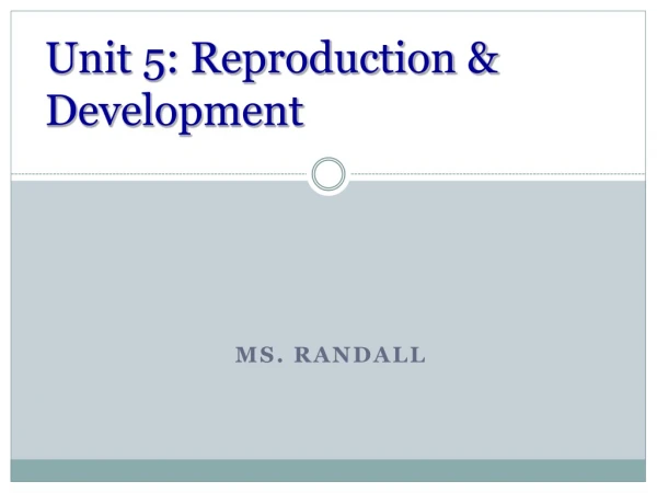 Ms. Randall