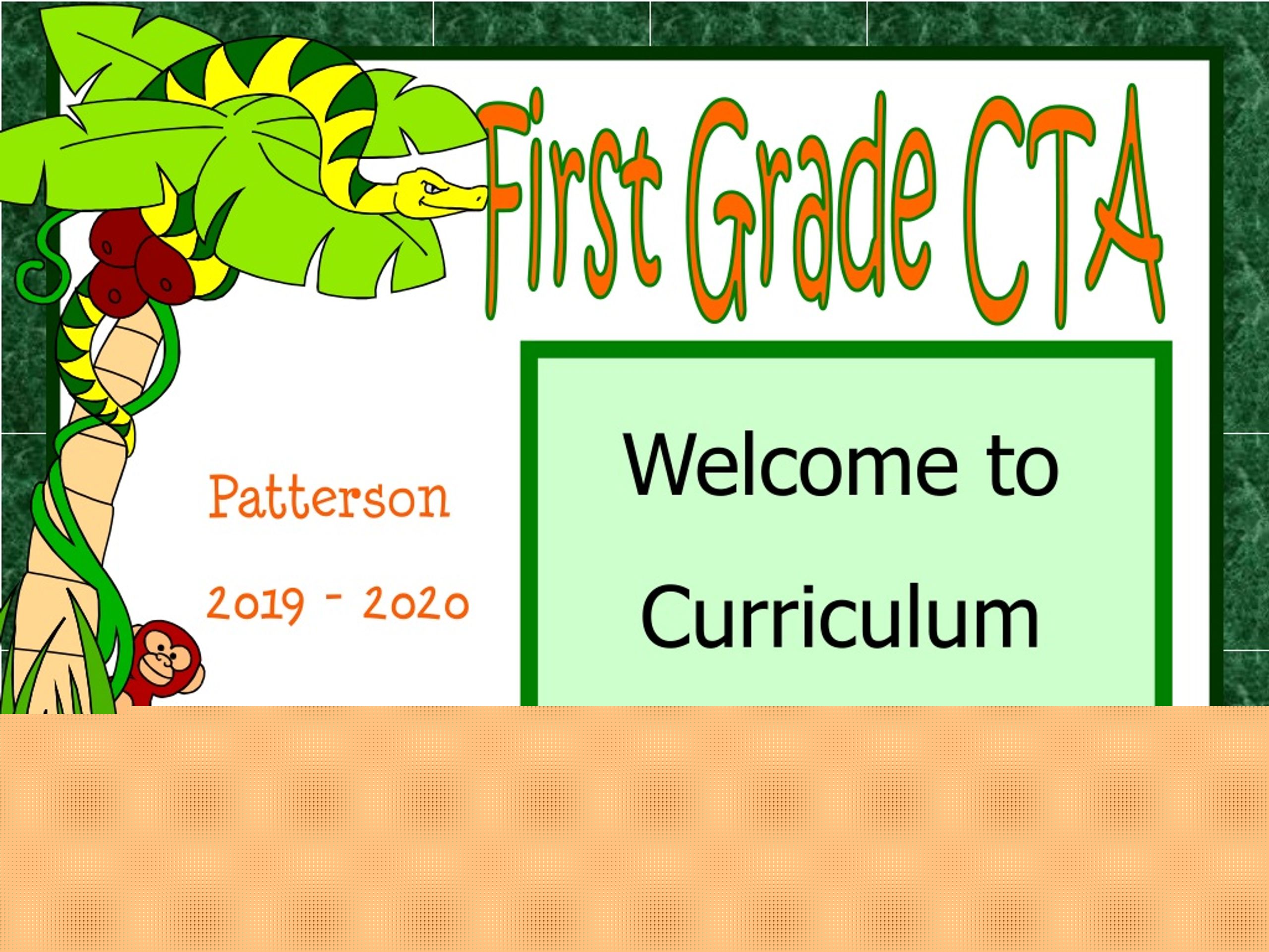First Grade CTA - slide 1
