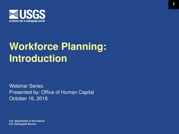 Workforce Planning: Introduction