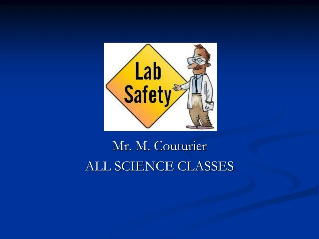 mr m couturier all science classes