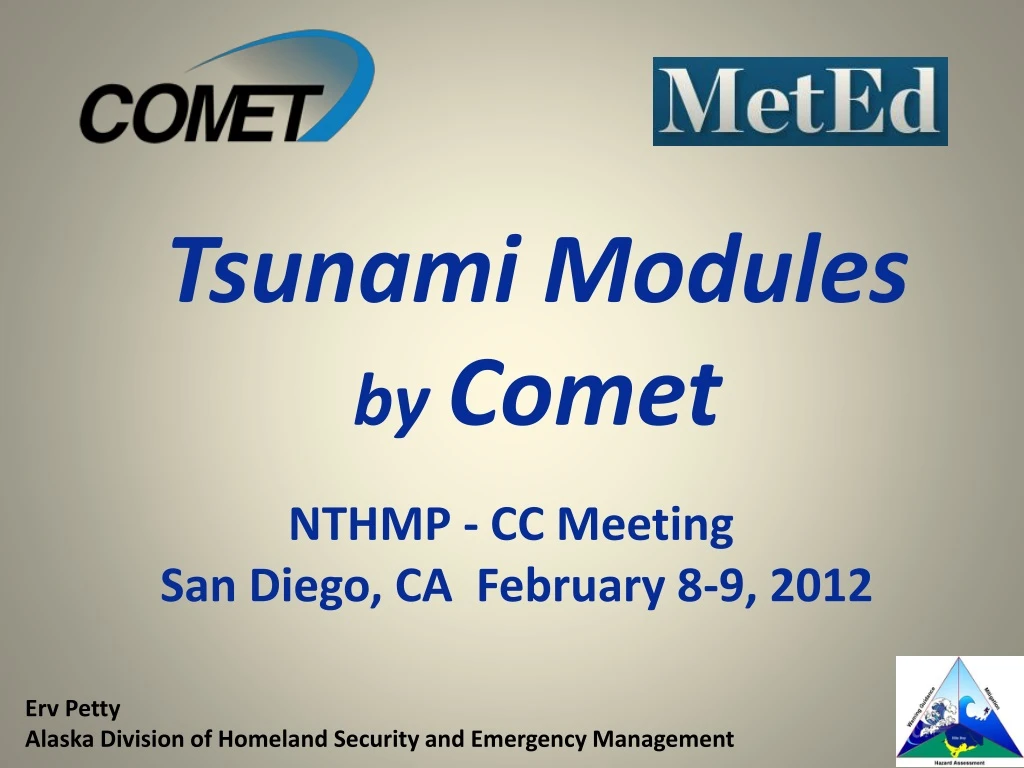 tsunami modules by comet