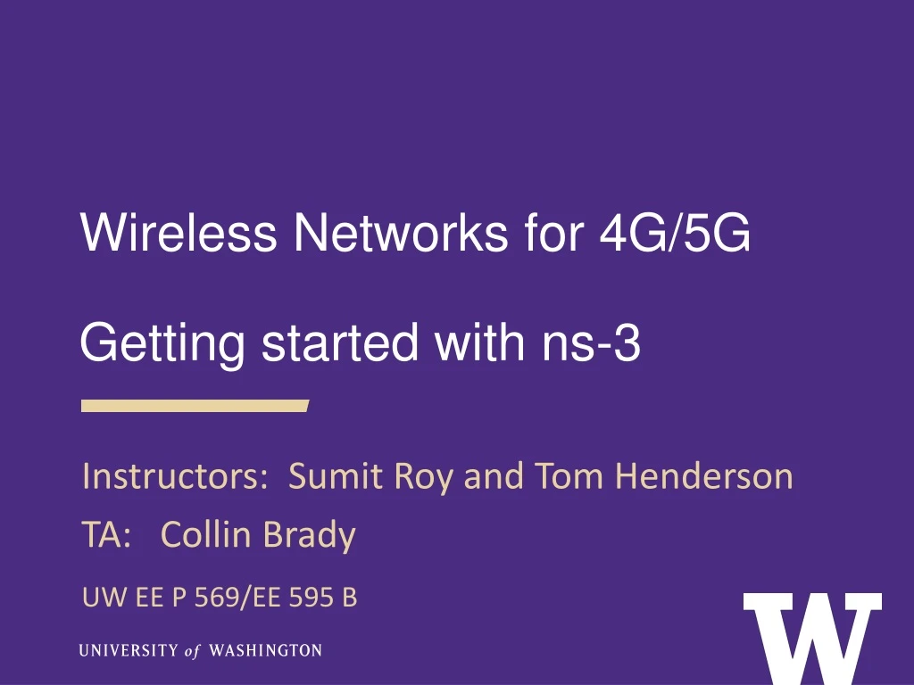 wireless networks for 4g 5g getting started with