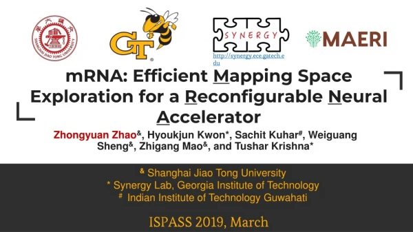 mRNA : Efficient M apping Space Exploration for a R econfigurable N eural A ccelerator