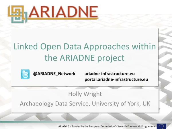 Linked Open Data Approaches within the ARIADNE project