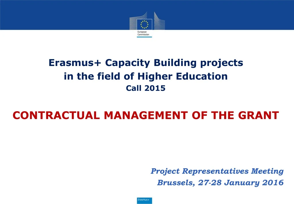 erasmus capacity building projects in the field